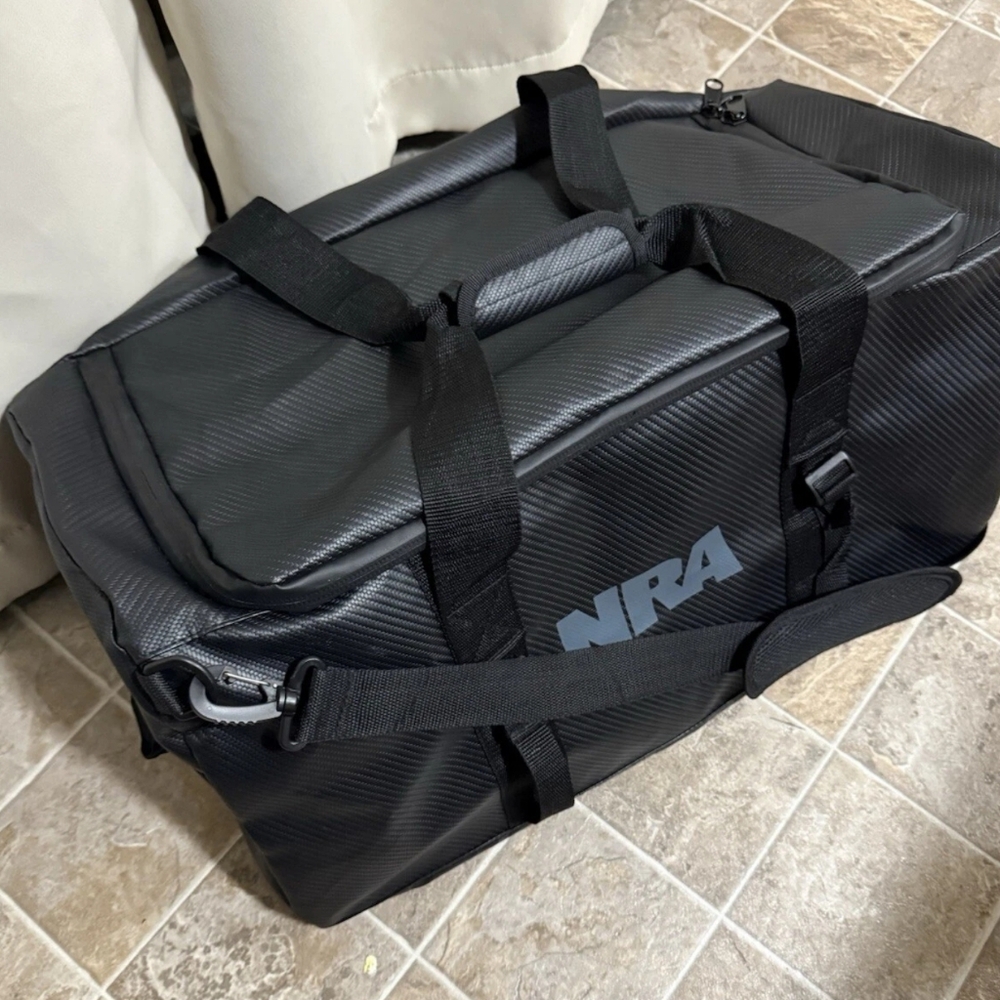 NRA Black Big Duffle Bag